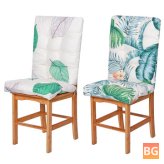 Outdoor Dining Chair with Cushion and UV Resistant Polyester Mat