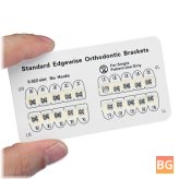 10 Pack of Dental Orthodontic Edgewise Metal Brackets Standard Edgewise 0.022 Slot for Kids
