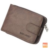Wallet with Faux Leathers