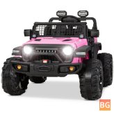 Remote Control Jeep Truck with Lights - 24V