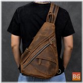 Ekphero Men's Faux Leather Crossbody Bag