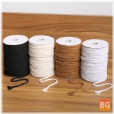 8-Strand 100m Per Roll Cotton Rope - Natural - Twisted Macrame Rope String - DIY Craft Knitting Making
