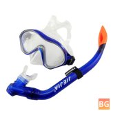 Blue and Green Snorkel Goggles for Children