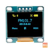 Blue and Yellow I2C OLED Display Module for Arduino