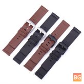 18/20/22mm Width genuine leather watch band strap for Samsung Galaxy Watch 3 41mm / Gear S3 / Honor Magic / Vivoactive 4