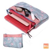 Women's Cotton Fabric Wallet - Crossbody Bag for iPhone Xiaomi