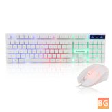 KM320 Wired Keyboard and Mouse Set - 104 Keys