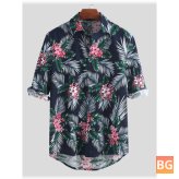 Tropical Shirts with Printed Design