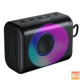 AirAux AA-WM2 10W Bluetooth Speaker - 360° Stereo 2000mAh Battery - RGB Light - 0.25KG