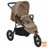 Steel Stroller in Taupe
