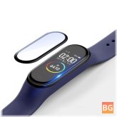 3D Glass Screen Protector for Xiaomi Mi Band 4 Smart Watch - Full Soft
