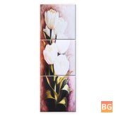 Tulip Flower Blossom Art Poster - 3 Panels