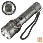 2600LM T6 LED Flashlight - Zoomable 5 Modes - 18650 Torch - Super Bright - Torch Lamp
