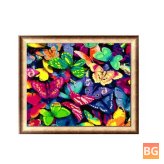 Butterfly Wall Painting Set - DIY Oil Painting By Number Kit