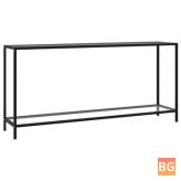 Transparent Glass Console Table