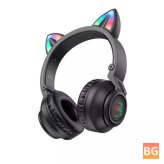 BOROFONE BO18 Wireless Gaming Headphone with LED and Cat Ears