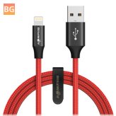 iPhone 8 Plus X Charging Cable with BlitzWolf AmpCore Turbo BW-MF9 2.4A