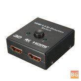 Bi-directional HDMI Switch Hub with HDCP 2x1 1x2 Out
