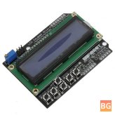 Blue Backlight for Robot LCD 1602 Board - products that work with official Arduino boards