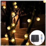 USB Solar Light - 50 LED String Light - Outdoor Garden Path - Waterproof - Decor Lamp