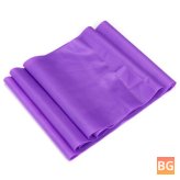 1.5m Elastic Yoga Pads with Resistance Band Strap Exercise Home Workout Gym