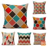 Abstract Cushion Cover For Sofa Bed