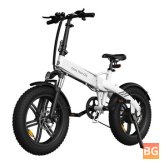 ADO Beast Folding Electric Bike - 20F, 36V, 250W, 14.5Ah, 20*4.0inch, 25KM/H Top Speed, 120KM Max Mileage