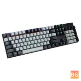 KB168 Wired Mechanical Keyboard - 104-Key Conflict-Free Keys