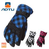 Winter Outdoor Sport Gloves with Thickening Climbing Mountain Riding Skiing Warm
