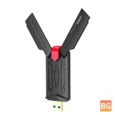 Wifi Dongle for 1800Mbps Wifi6 Wireless Network Card