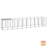 Dog Kennel - Silver