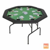 Poker Table with 2 Folds - Green