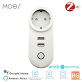 Smart WiFi Socket with Voice Control & USB Ports