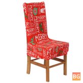 Christmas Dining Chair Cover for Home Office and Banquet Rooms