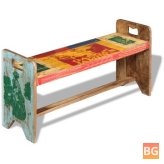 Bench 100x30x50 cm - Solid Wood