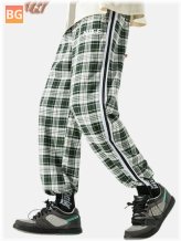 Pants with a Plaid Pattern
