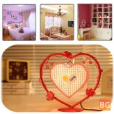 Love Heart Antique Table Lamp - Gift Room Decor