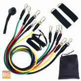 11PC Fitness Resistance Band Set