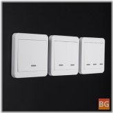 1/2-in-1 Remote Control Switch - 86 Wall Panel