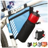 Waterproof Bike Triangle Bag with Bottle Holder