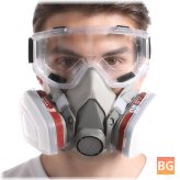 Anti-dust Gas Mask Set with Filters and Goggles