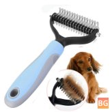 Grooming Brush for Dogs and Cats - Cleaning Slicker Brush