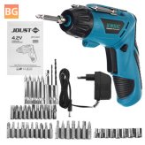 Rechargeable Cordless Drill with Screwdriver - Set of 4