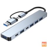 USB-C Docking Station for PC Laptops with 3.0 Type-C Ports