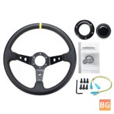 6-Bolt Racing Steering Wheel for Car Racing and Drifting