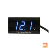 12V Voltage Panel Meter - LED Digital Display