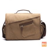 Ekphero Men's Retro Messenger Bag - Shockproof, shoulder bag with laptop pocket