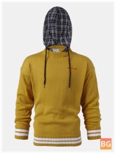 Knitted Hooded Sweater for Men