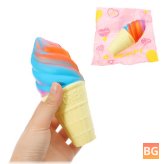Slow Rising Ice Cream Squishy with Packaging - 14.5x6cm