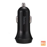 Hoco UC202 Car Charger with Dual USB 5V 2.4A Adapter